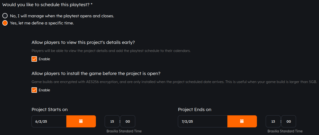 Enabling pre-installs