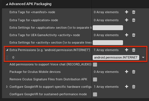 Force Internet Access Permission