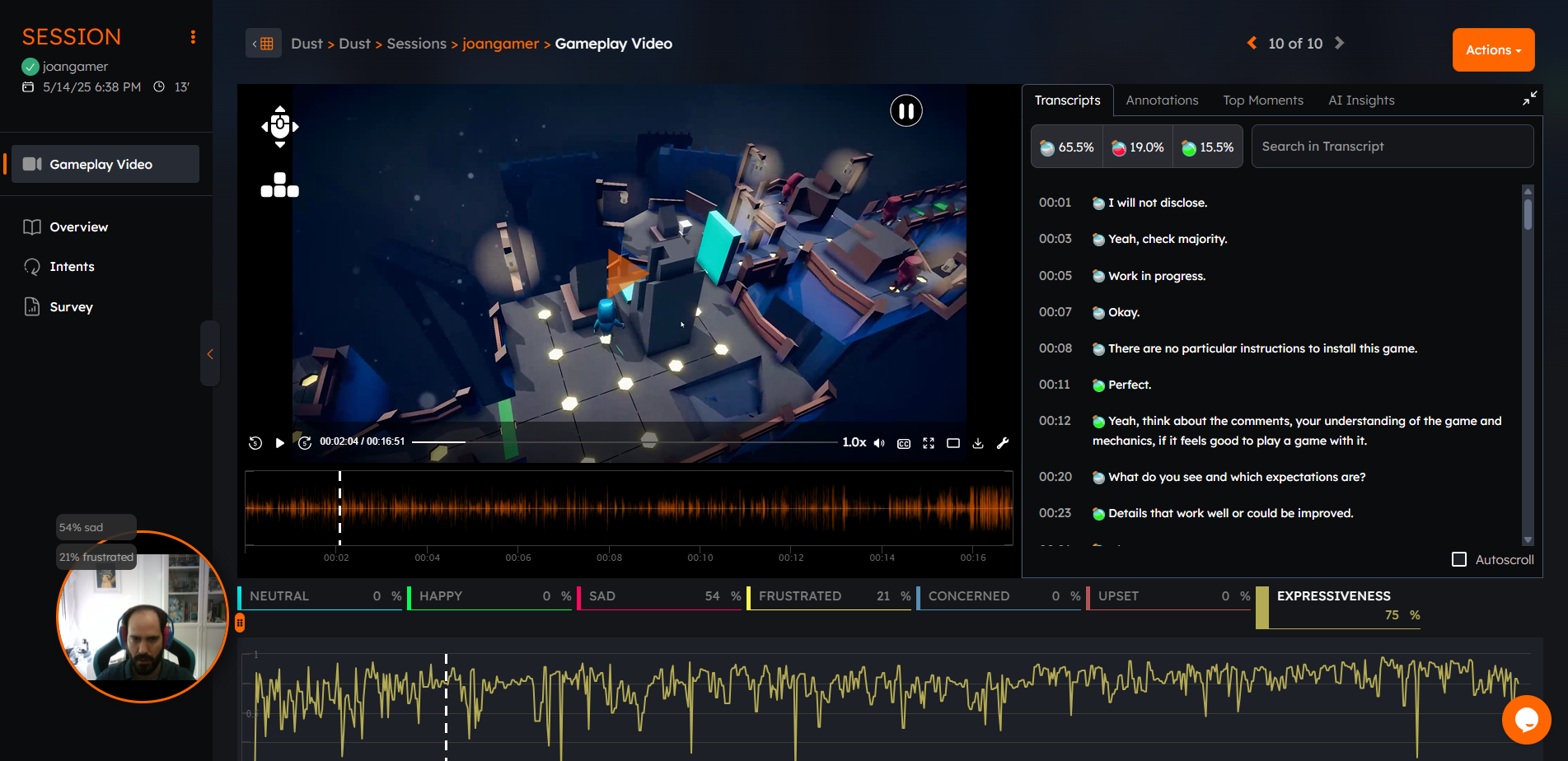 Gameplay View