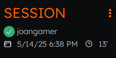 Session Header Status